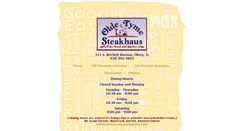 Desktop Screenshot of oldetymesteakhaus.com
